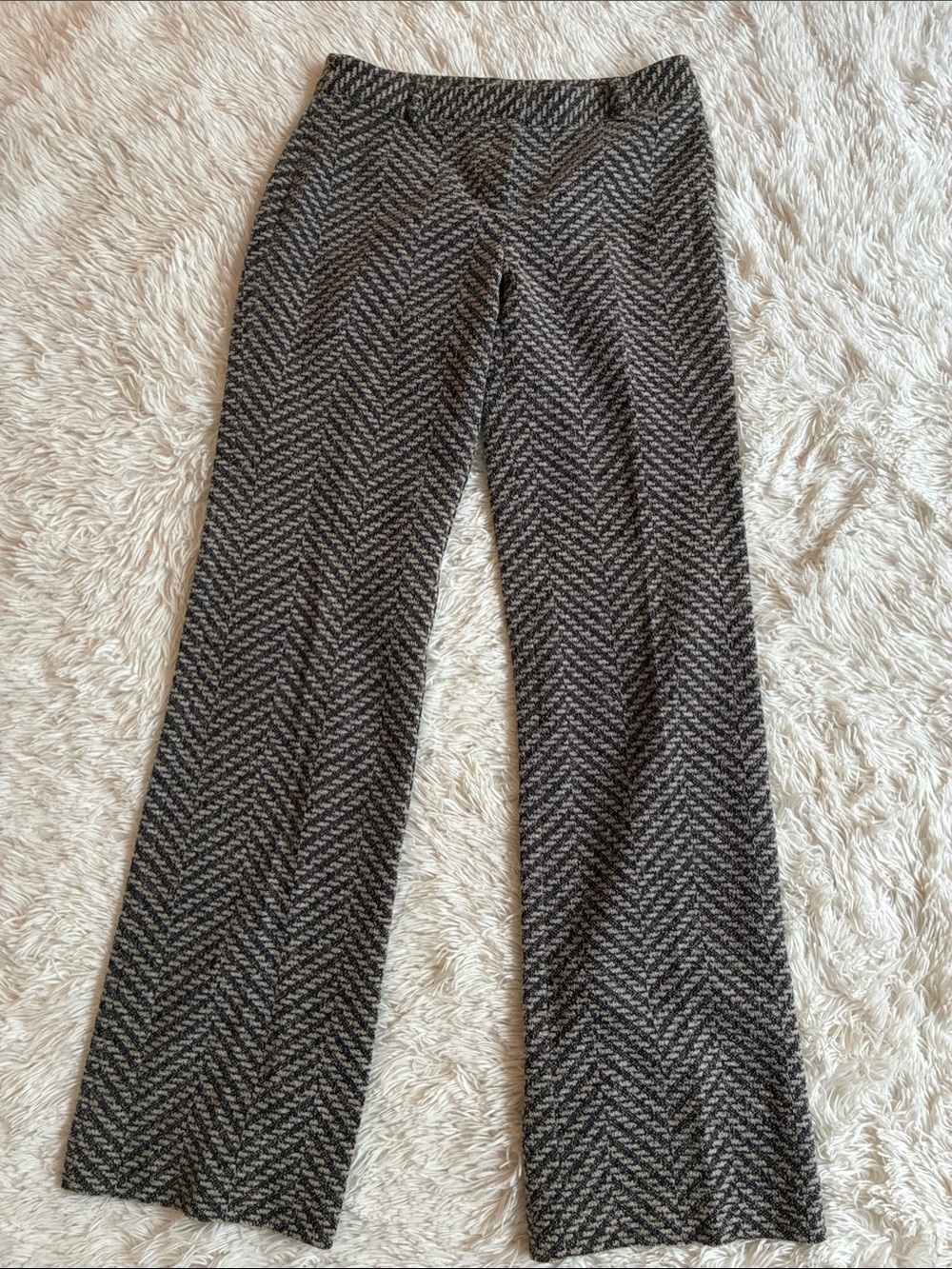 Express Women’s Gray Chevron Dress Pants